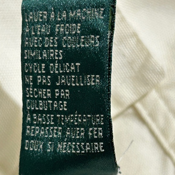 Ralph Lauren Cream Blazer Jacket Cotton Womens Classic Lightweight - Picture 7 of 12